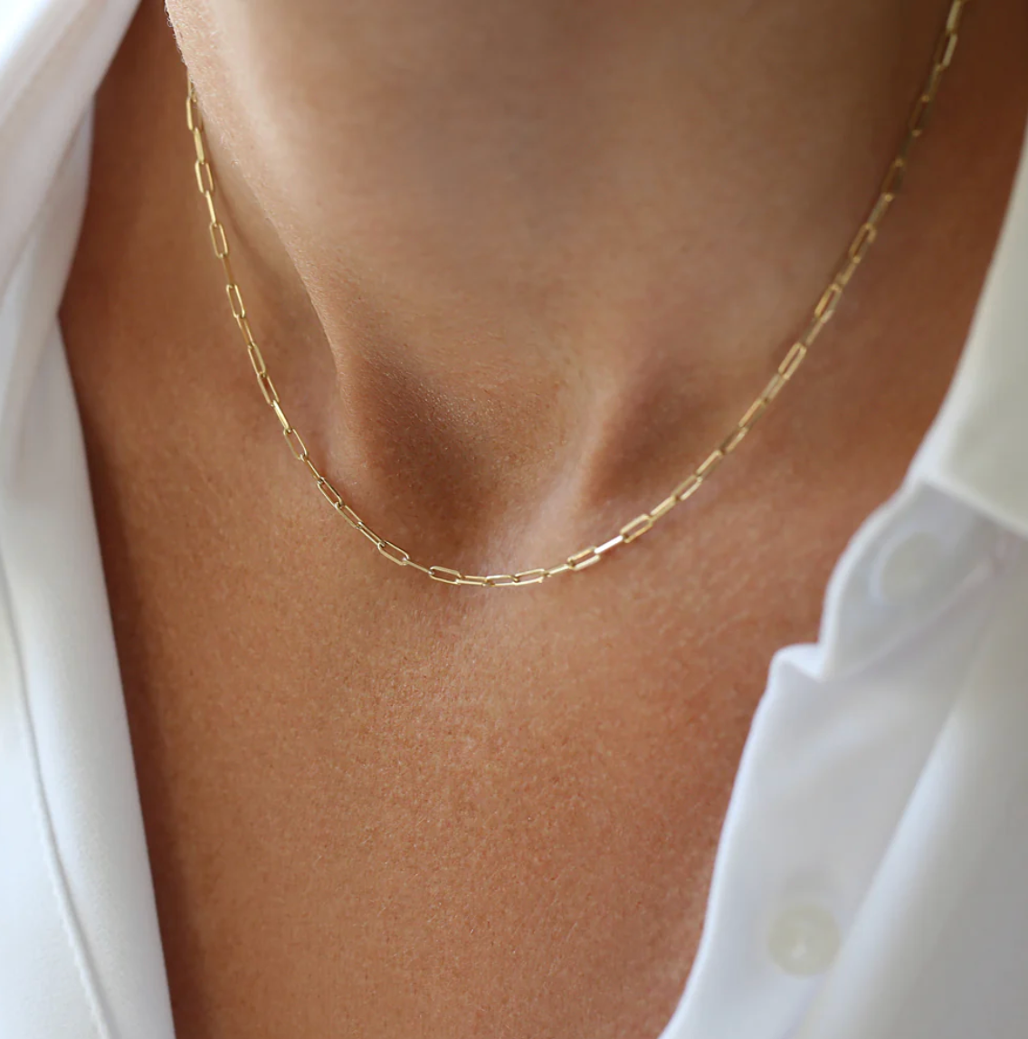 Paper Clip Necklace - DRJ FINE